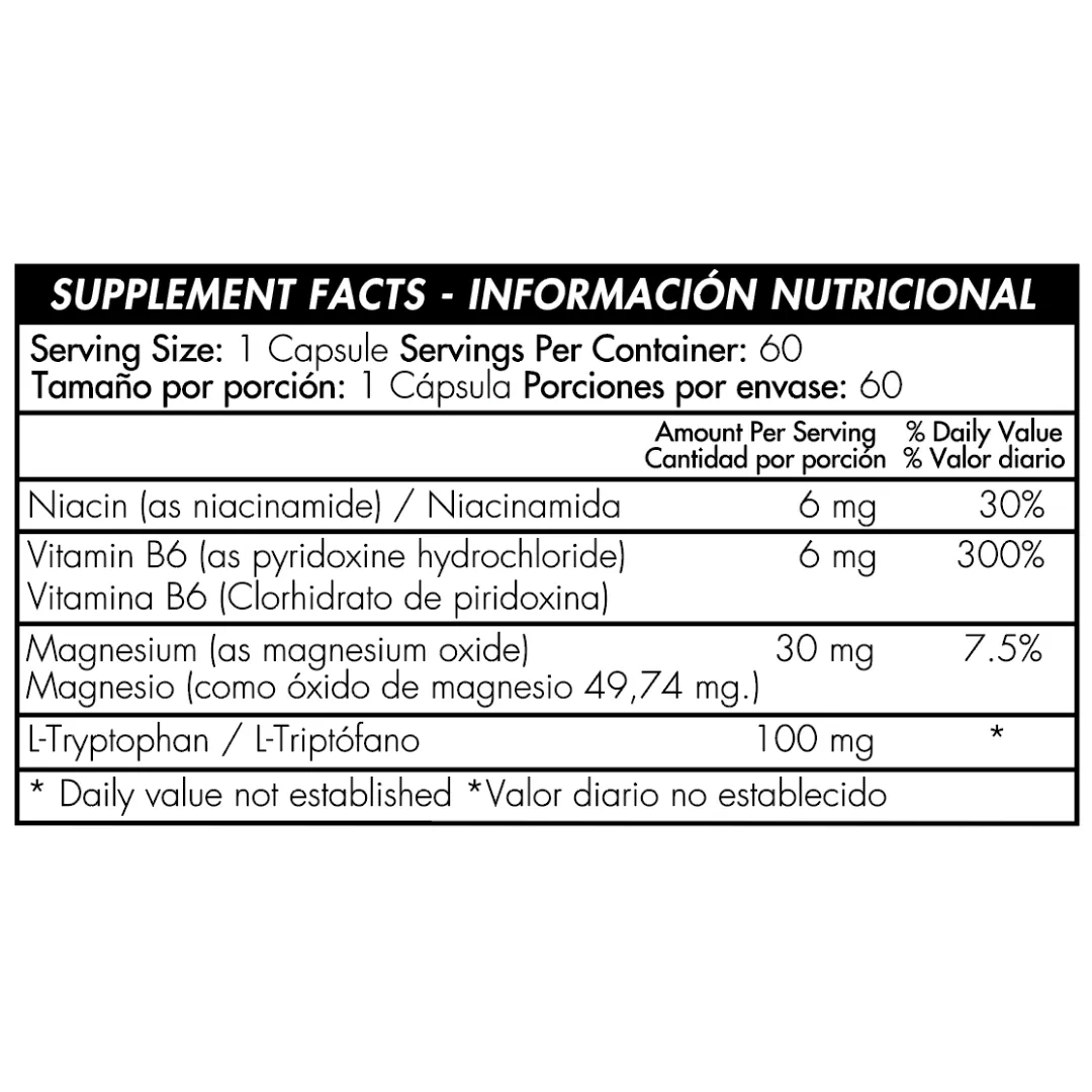  L- Tryptophan 100 Mg 60 Capsulas Healthy America