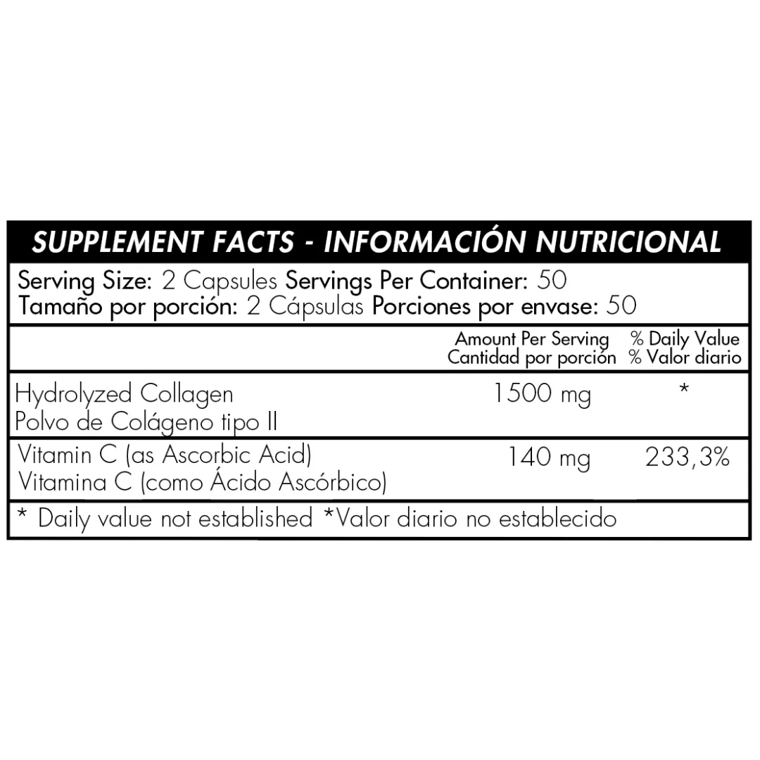  Collagen Complex Plus Vitamin C 100 Capsulas Healthy America