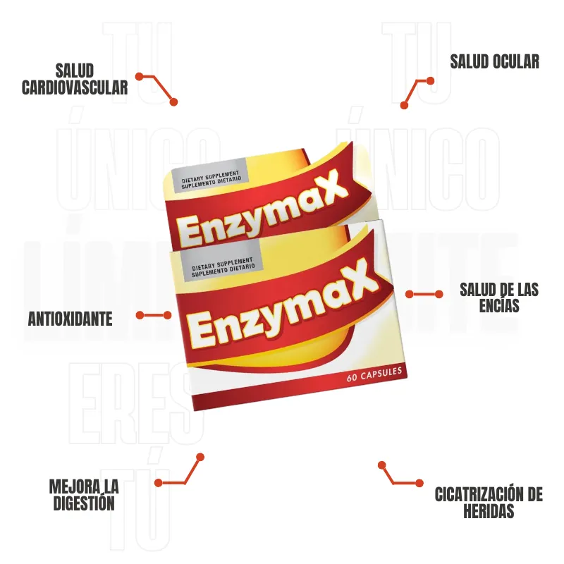 Enzymax 60 Capsulas Healthy America