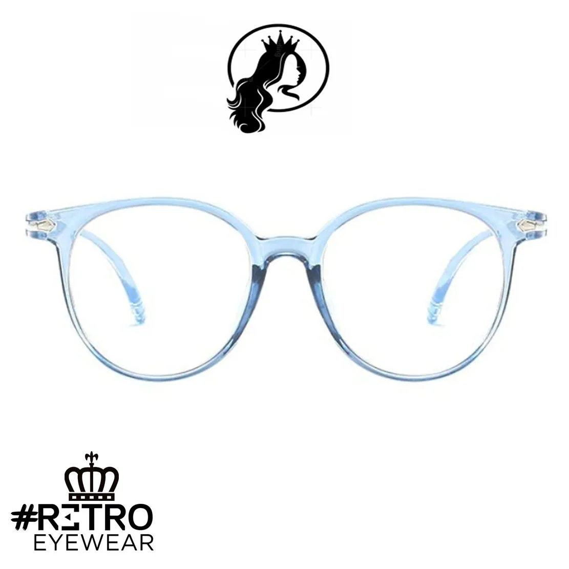 Original Óptica Gafas Descanso RETRO® ICE SKY QUEEN AntiBlue Luz Azul 