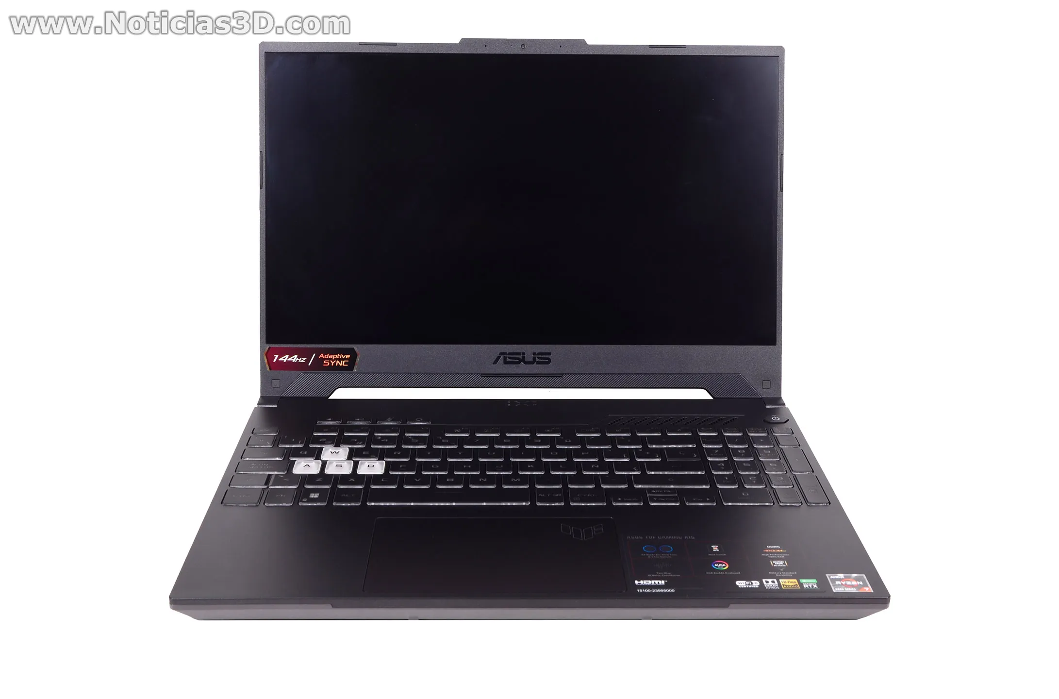 Computador Portátil ASUS Tuf Gaming FA507R AMD Ryzen 7-6800H-Ram 8Gb  SSD 512GB 