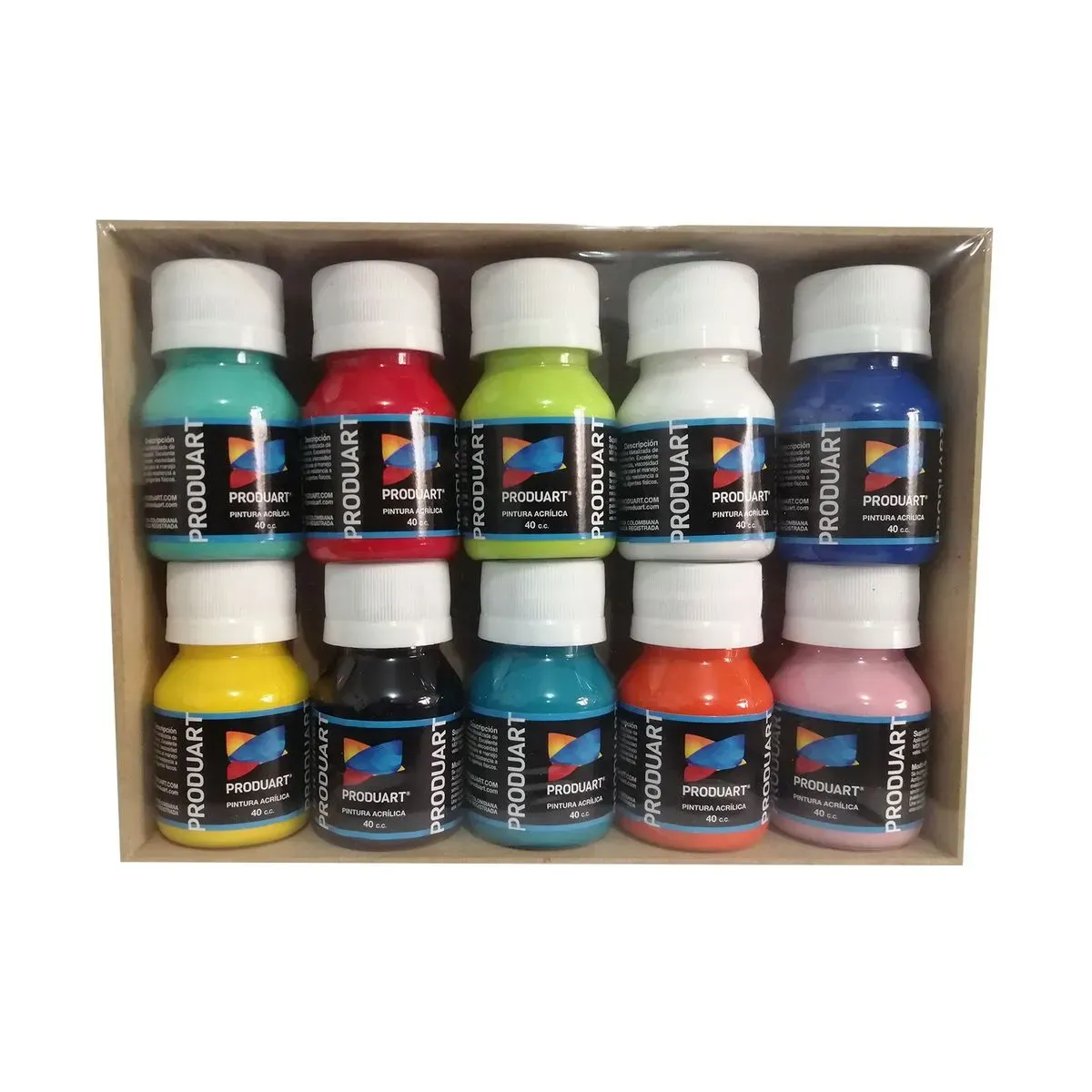 Pintura Acrilica Produart (Kit x10 Unidades 40cc)