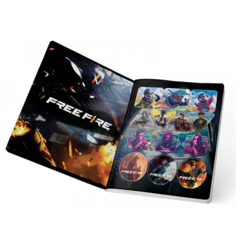 Cuaderno Cosido Cuadriculado Free Fire 100 Hojas Scribe Unidad