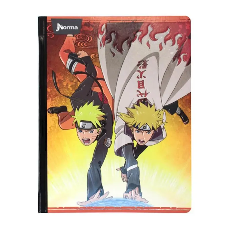 Cuaderno Cosido Cuadriculado Naruto 100 Hojas Norma Unidad