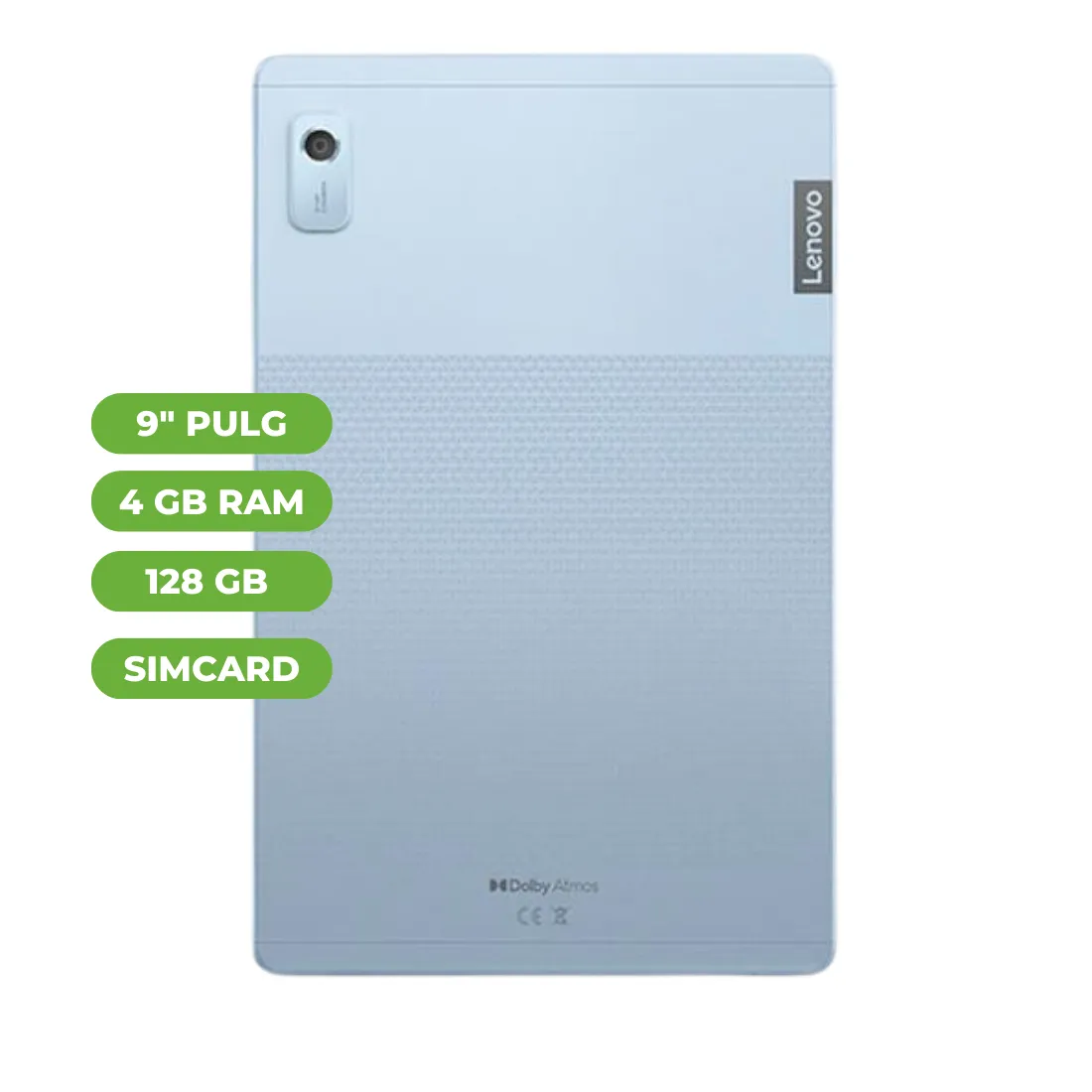 Tablet Lenovo Tab M9 9" 4GB 128GB Blue 4G LTE (SIM) + Folio Case 