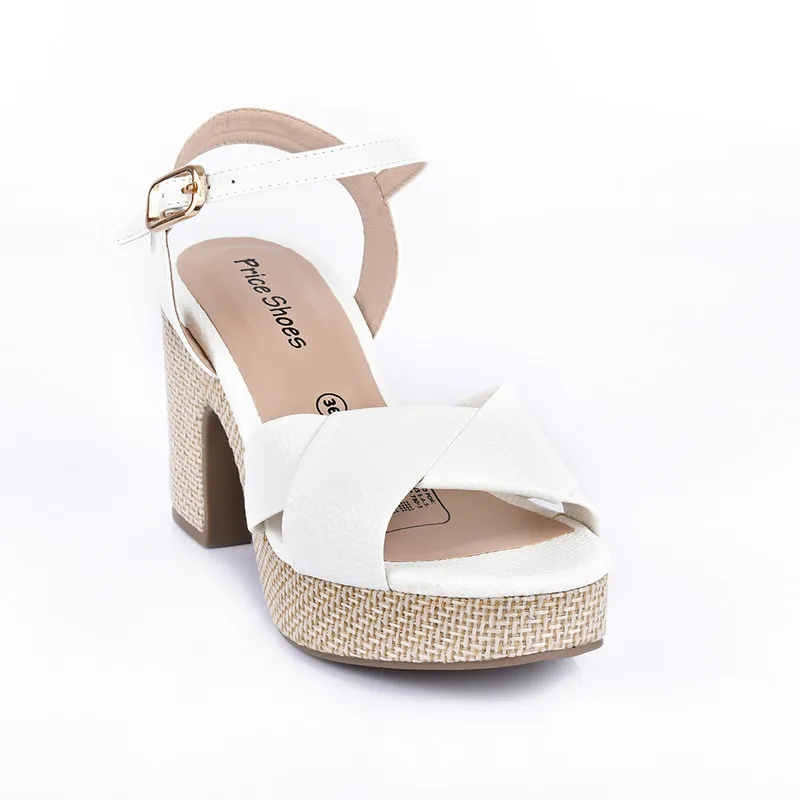 Price Shoes Tacon Casual Mujer 882Vs002Blanco