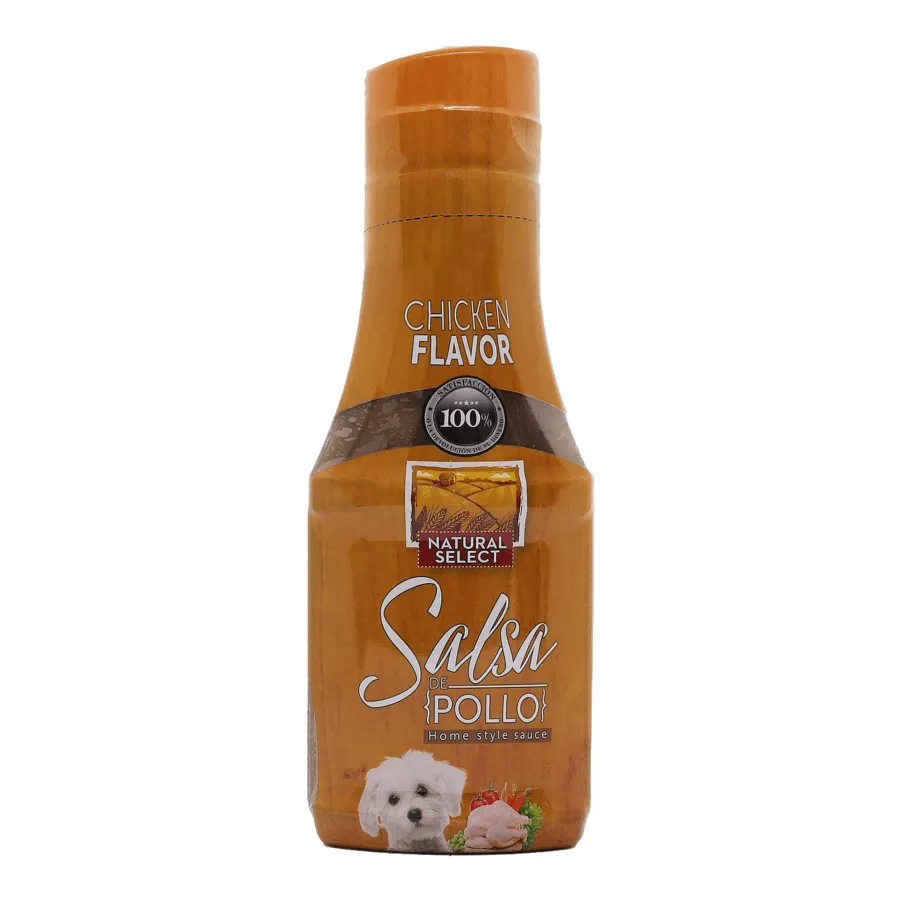 Salsa Snack Para Perros Natural Select Pollo 180 Ml