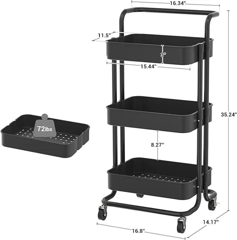 Estante Organizador Multiusos 3 Niveles.