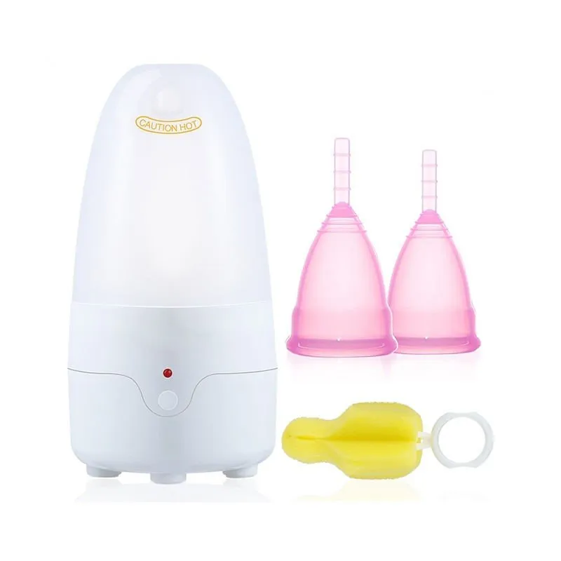 Copa Menstrual Talla L y S, Esterilizador Electrico, Estuche, Funda, Pomo Limpieza