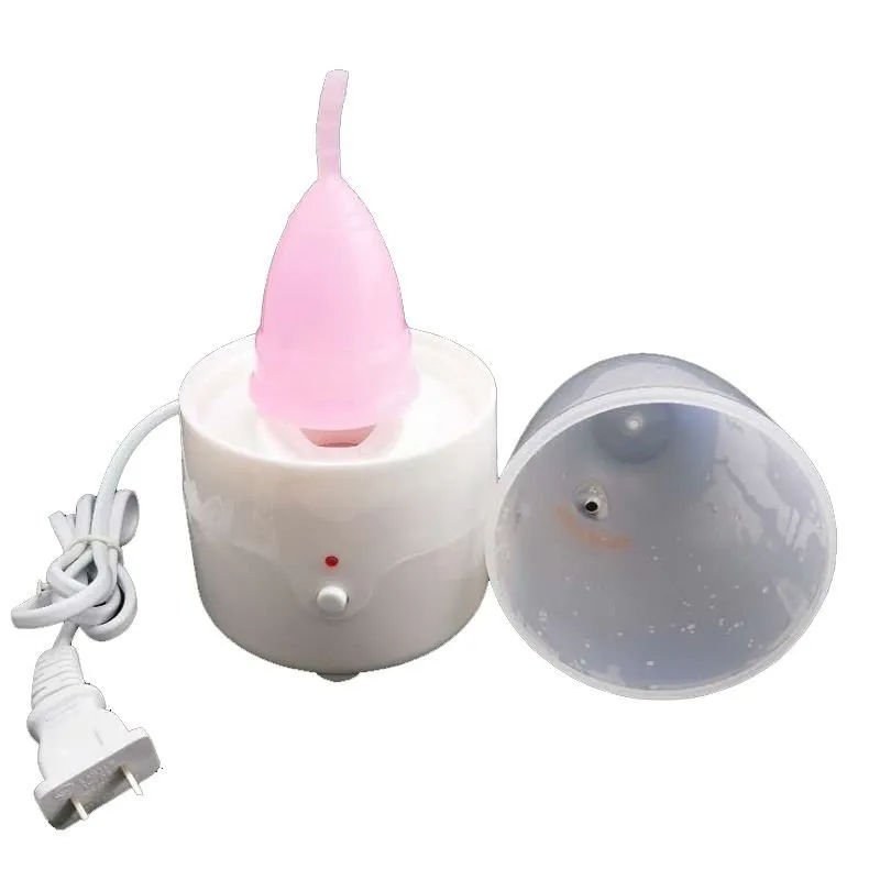 Copa Menstrual Talla L y S, Esterilizador Electrico, Estuche, Funda, Pomo Limpieza