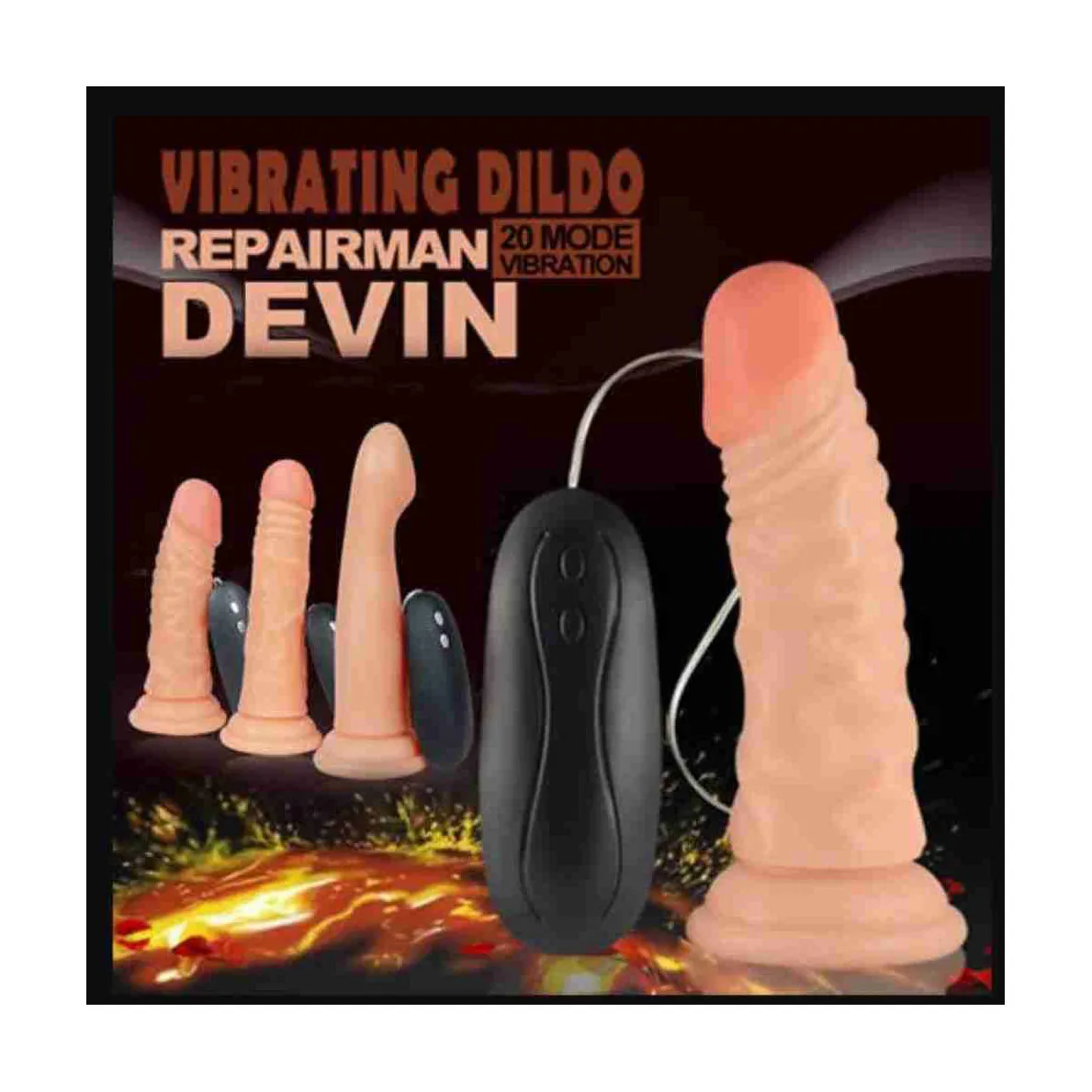 Vibrating Dildo Glenn 5.9 – Sex Shop