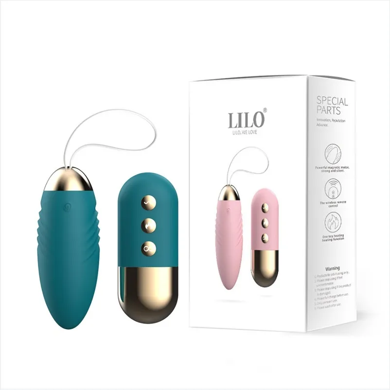 Vibrador Portátil Inalámbrico Con Control Remoto Y Se Calienta