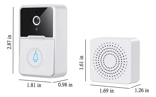 Timbre Inalámbrico Wifi Cámara  Hd Exterior Timbre De Puerta 3235-4