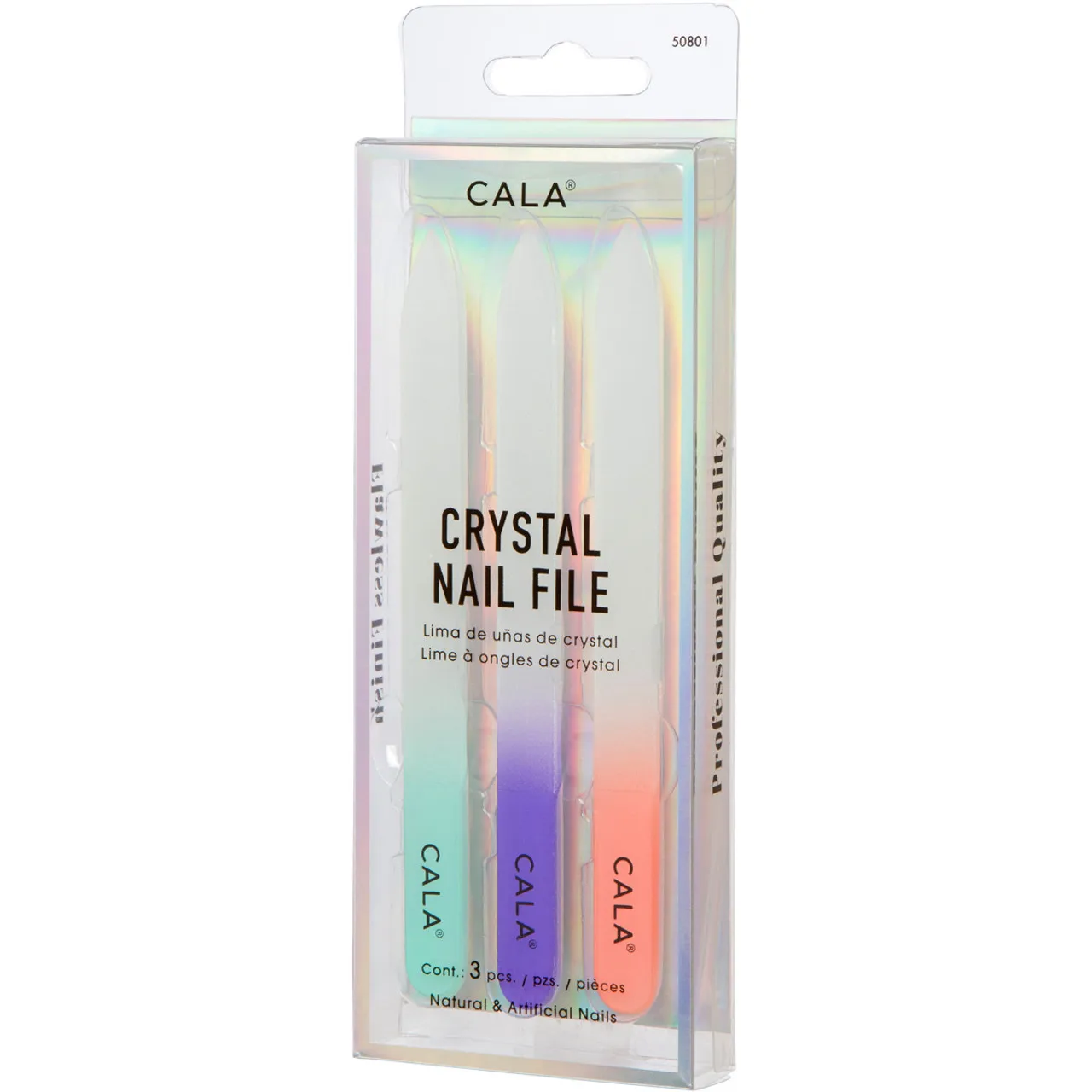 Crystal Nail File Cala x3 Und 50801