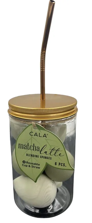 Esponja De Maquillaje Matcha Latte Cala 76079