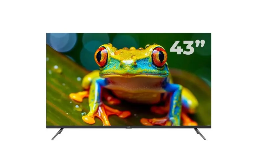 Televisor TV KALLEY 43" Pulgadas 109 cm GTV43UHDQ 4K-UHD QLED Smart TV Google