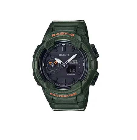Reloj Casio Original Baby-G Bga-230s-3adr Hombre Color Verde Militar
