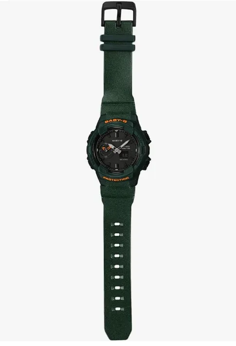 Reloj Casio Original Baby-G Bga-230s-3adr Hombre Color Verde Militar