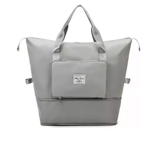 Bolso De Viaje, Cartera Expandible Bol 1 Gris