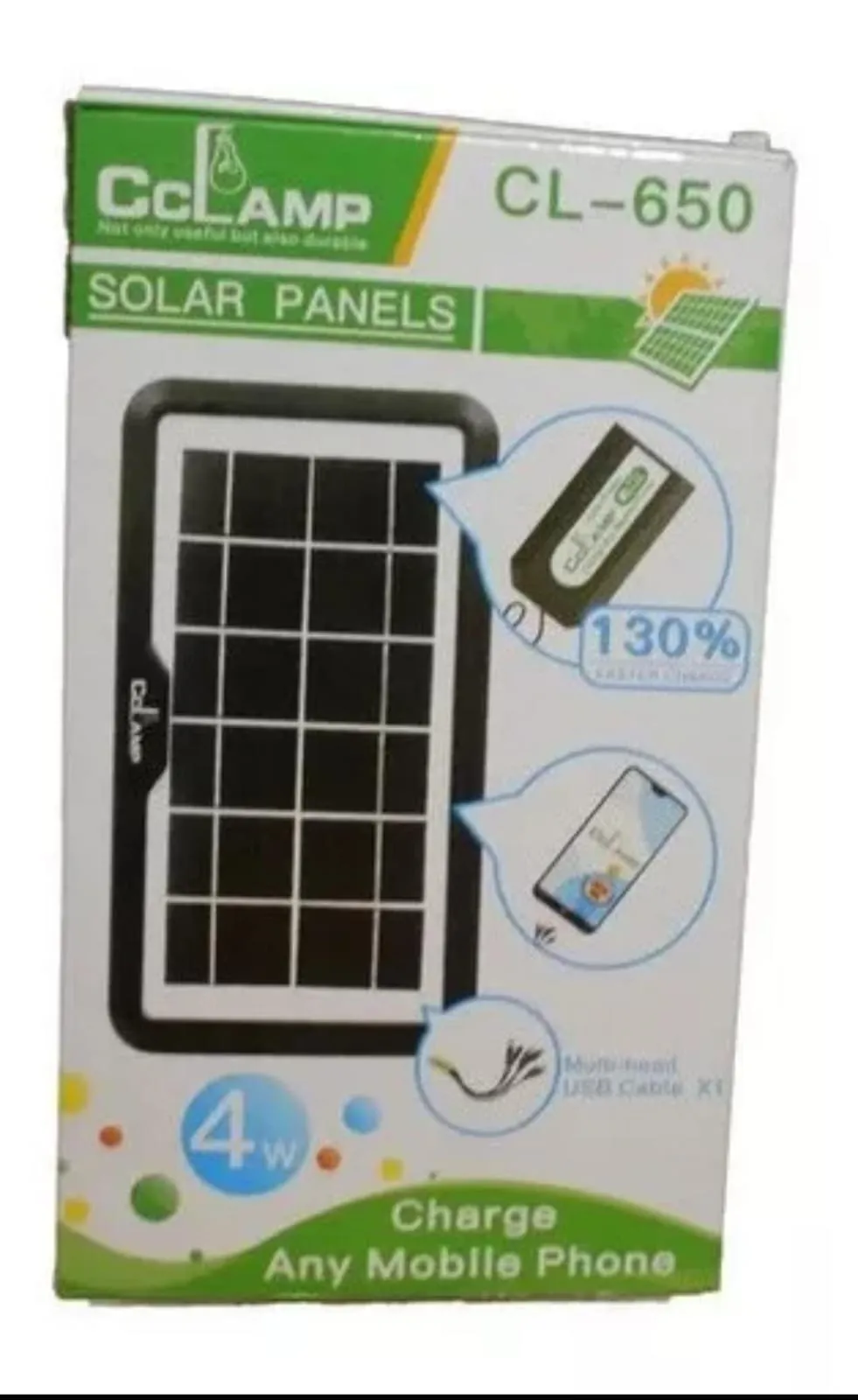 Panel Solar 4 W Watt 6 Voltios Energía Solar Cl-650