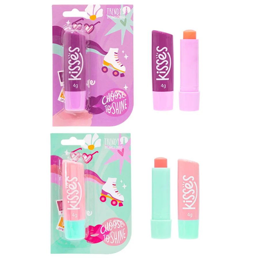 Trendy Brillo Lip Balm Kisses Sin Color Ref HKS1551