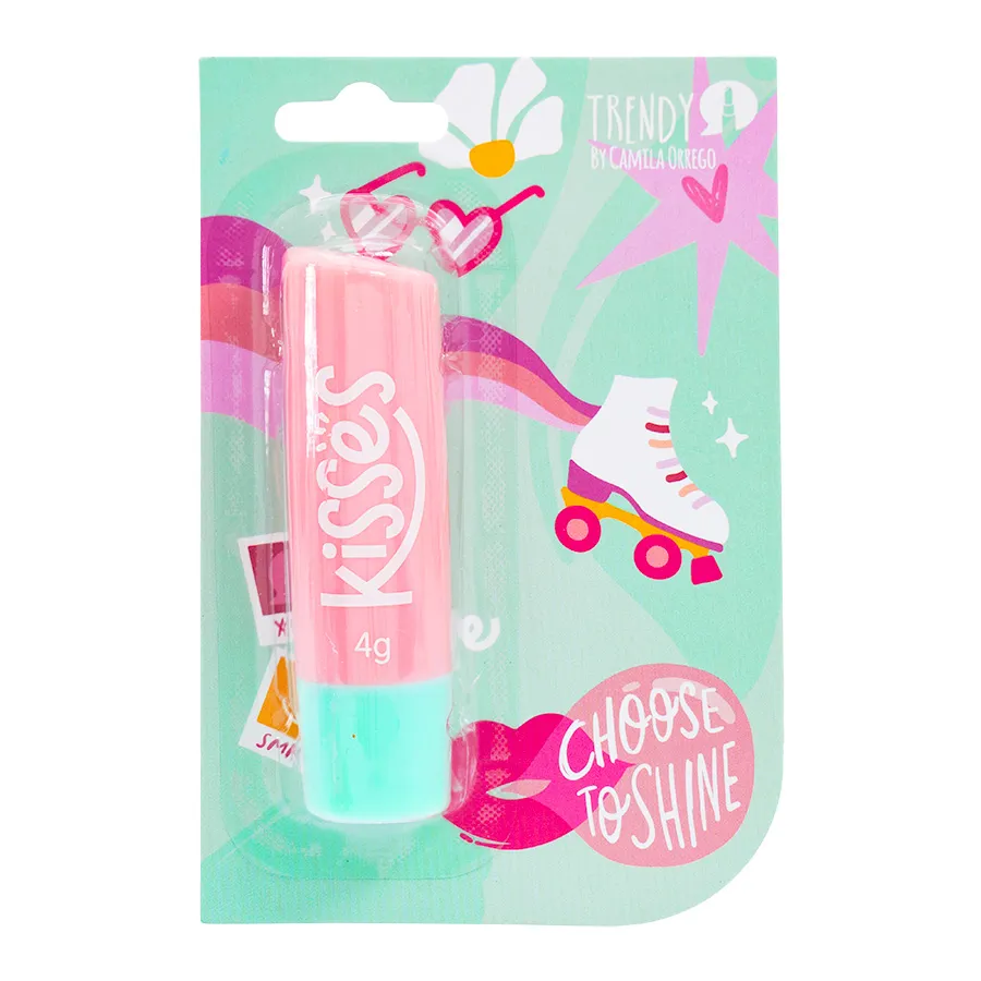 Trendy Brillo Lip Balm Kisses Sin Color Ref HKS1551