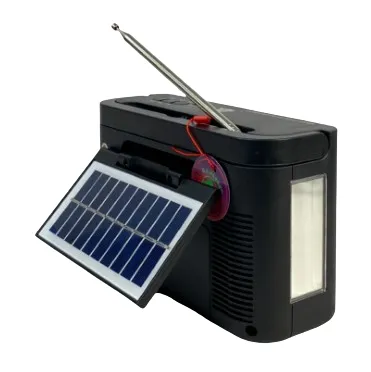 Radio 3 Bandas Con Panel Solar 5v 1w (Monzu) Ref: IU-R910BTS