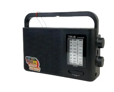 Radio 3 Bandas Con Panel Solar 5v 1w (Monzu) Ref: IU-R910BTS