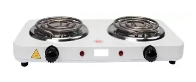 Parrilla eléctrica Hot Plate blanco 2 Puestos 110V (Monzu) Ref: JX-2020B 