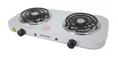 Parrilla eléctrica Hot Plate blanco 2 Puestos 110V (Monzu) Ref: JX-2020B 