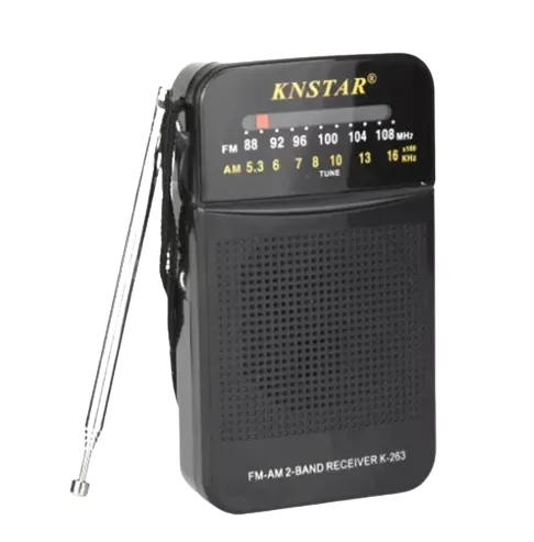 Radio Fm Am Portátil Knstar (Monzu) Ref: K-263 