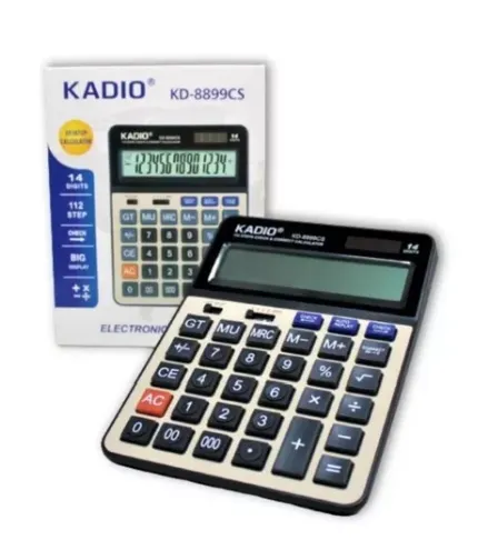 Calculadora Electrónica Grande 14 Dígitos Kadio (Monzu) Ref. Kd -8899Cs
