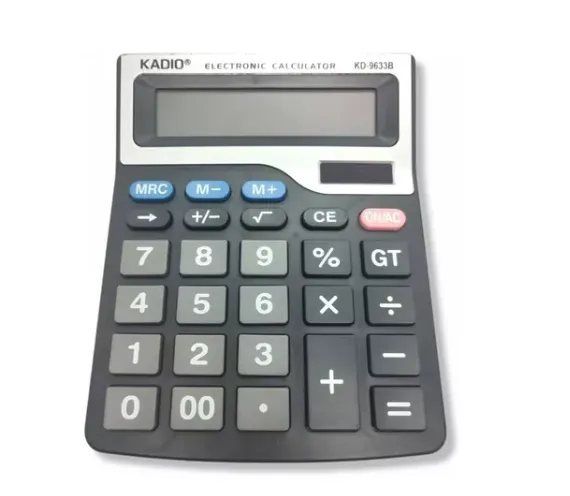 Calculadora Electrónica 12 Dígitos Kadio Grande (Monzu) Ref: KD-9633 