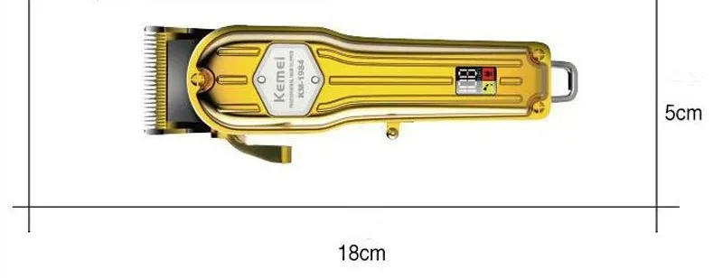 Cortadora De Pelo Eléctrica Recargable Kemei KM-1984