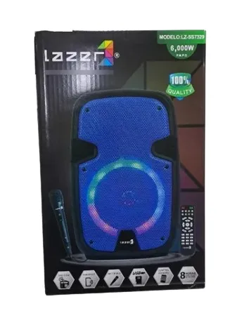 Parlante Profesional BT Usb 8" Lazer (Monzu) Ref: LZ-AC008 