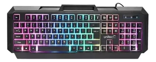 Teclado Gamer Con Luz Led Multicolor Unitec Mk36