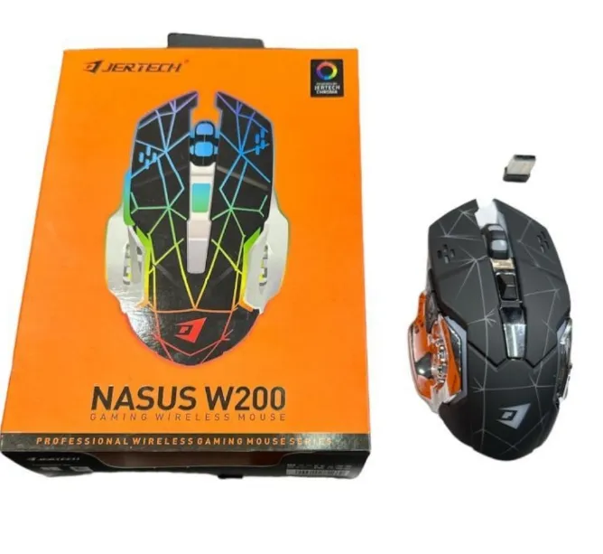 Mouse Gamer Inalámbrico RGB  W200