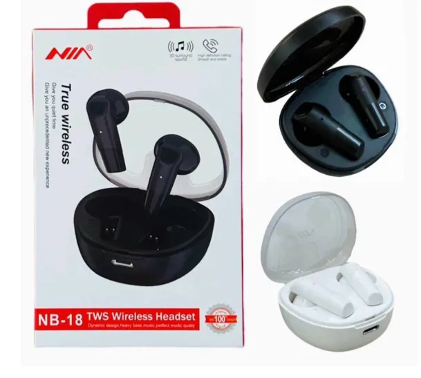 Audífonos Inalámbricos, Bt Nia True Wireless, Ref: NB-18