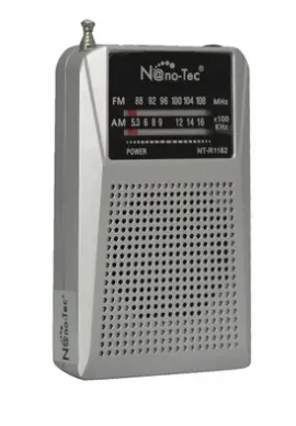 Radio Parlante Nanotec, Am Fm Portátil Antena Auricular, (Elec. Pre) Ref: NT1182
