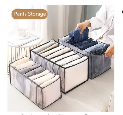 Organizador de Armario Plegable Para Pantalones, Camisas Set x 3 (Impor H) Ref: Org-Pant