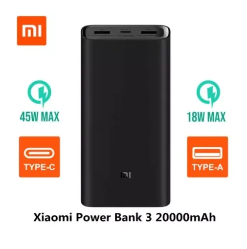 Xiaomi Mi Power Bank 3Pro, 20000mah Batería De Energía Pro, Ref: PB3pro