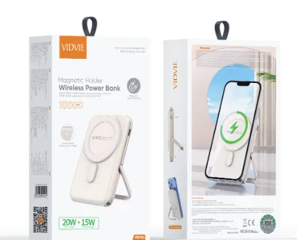 Power Bank Cargador Portatil Vidvie 10.000mAh Pb792 Beige 