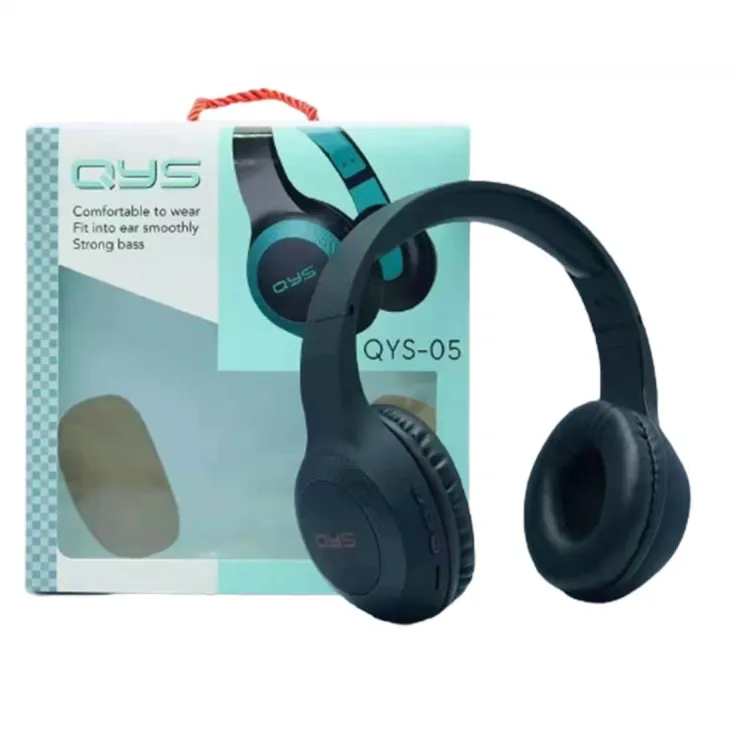 Audifonos Diadema Bluetooth Qys-05 Negro 