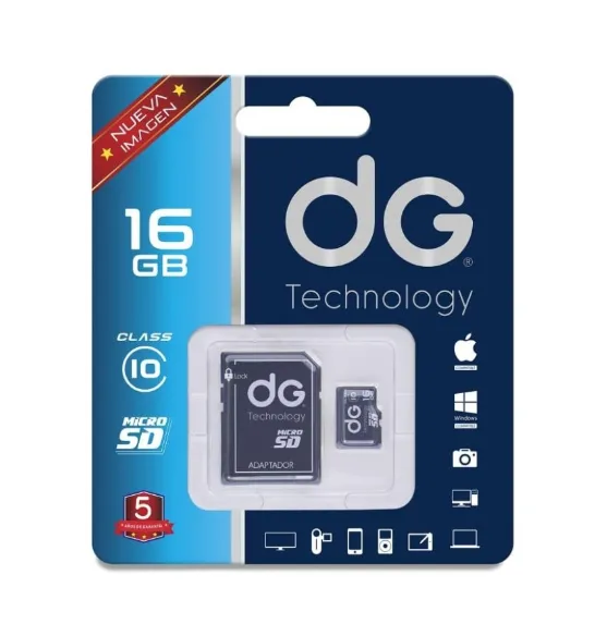 Memoria Micro Sd 16Gb Clase 10 Dg