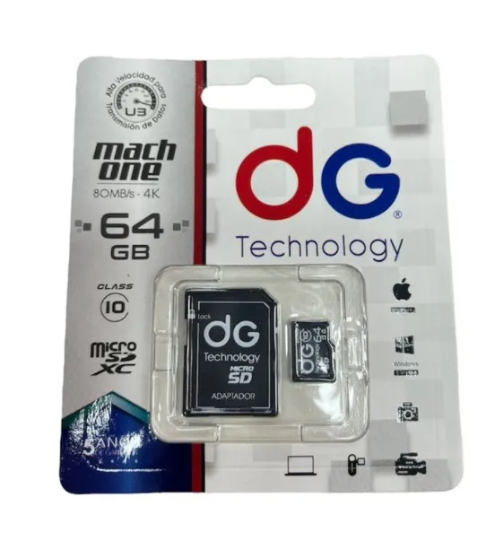 Memoria Micro Sd 64Gb Clase 10 Dg