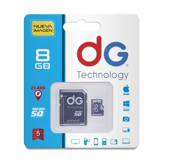 Memoria Micro Sd 8Gb Clase 10 Dg