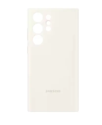 Estuche Silicon Case Para Celular Samsung Galaxy S23 Ultra Blanco Original 