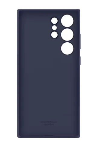 Estuche Silicon Case Para Celular Samsung Galaxy S23 Ultra Azul Original