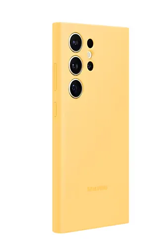 Silicone Case Samsung Galaxy S24 Ultra Original Amarillo 