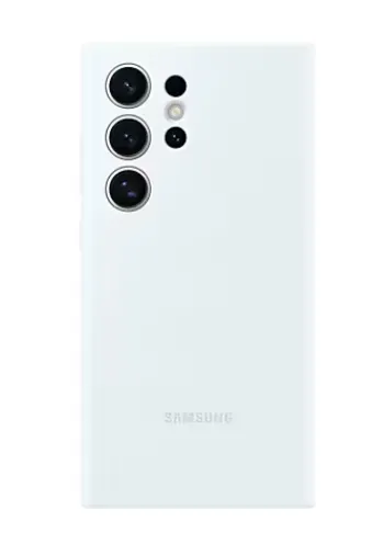 Silicone Case Samsung Galaxy S24 Ultra Original Blanco